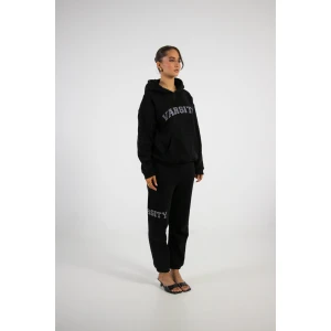 Rhinestone varsity hoodie black - Afbeelding 4